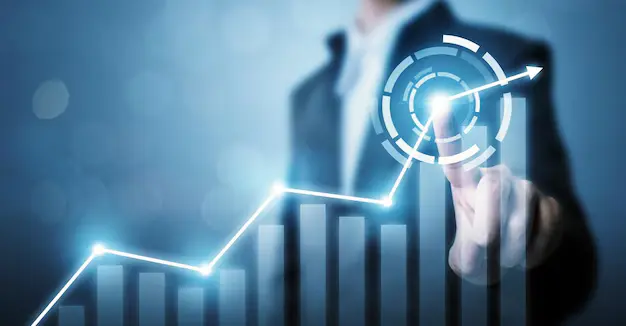 plan croissance future entreprise indique par fleche homme affaires 20693 929